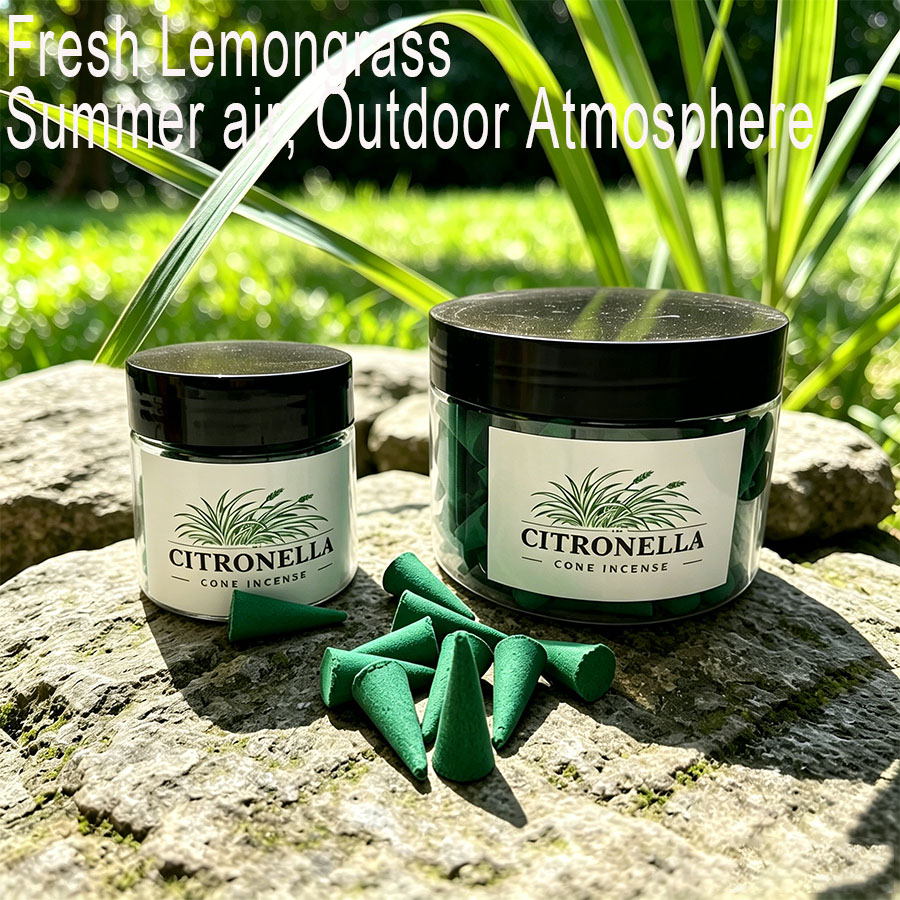 Home Fragrance Vanilla Cashmere - 41/127 High-Quality Citronella Incense Cones, Emitting