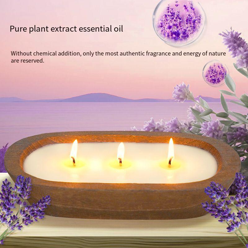 Wooden Wick Soy Wax Candle Tri - đánh giá và giá Home Fragrance Large