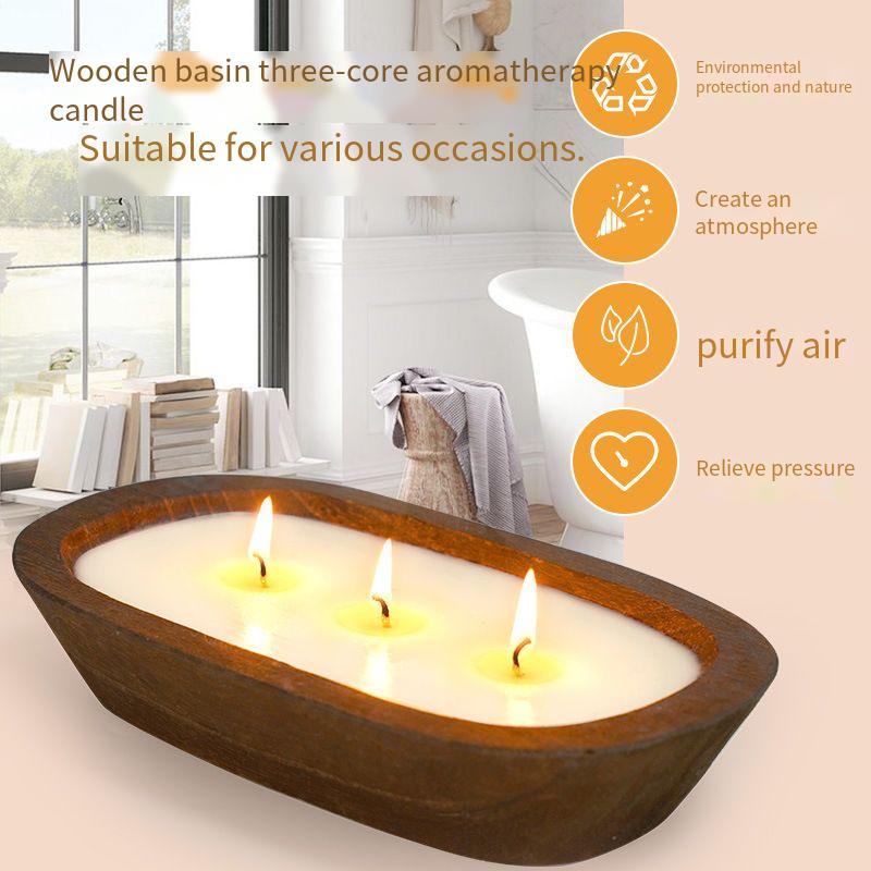 Wooden Wick Soy Wax Candle Tri - đánh giá và giá Home Fragrance Large