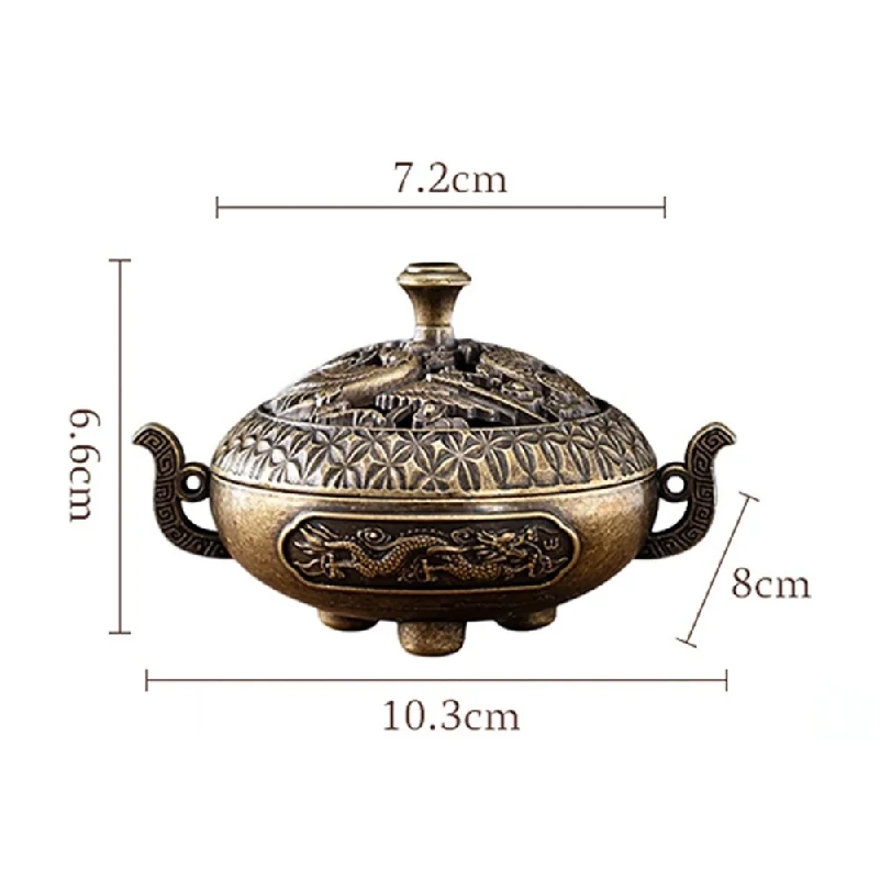 Copper incense burner, Chinese - đánh giá và giá Home Fragrance Vanilla Cashmere